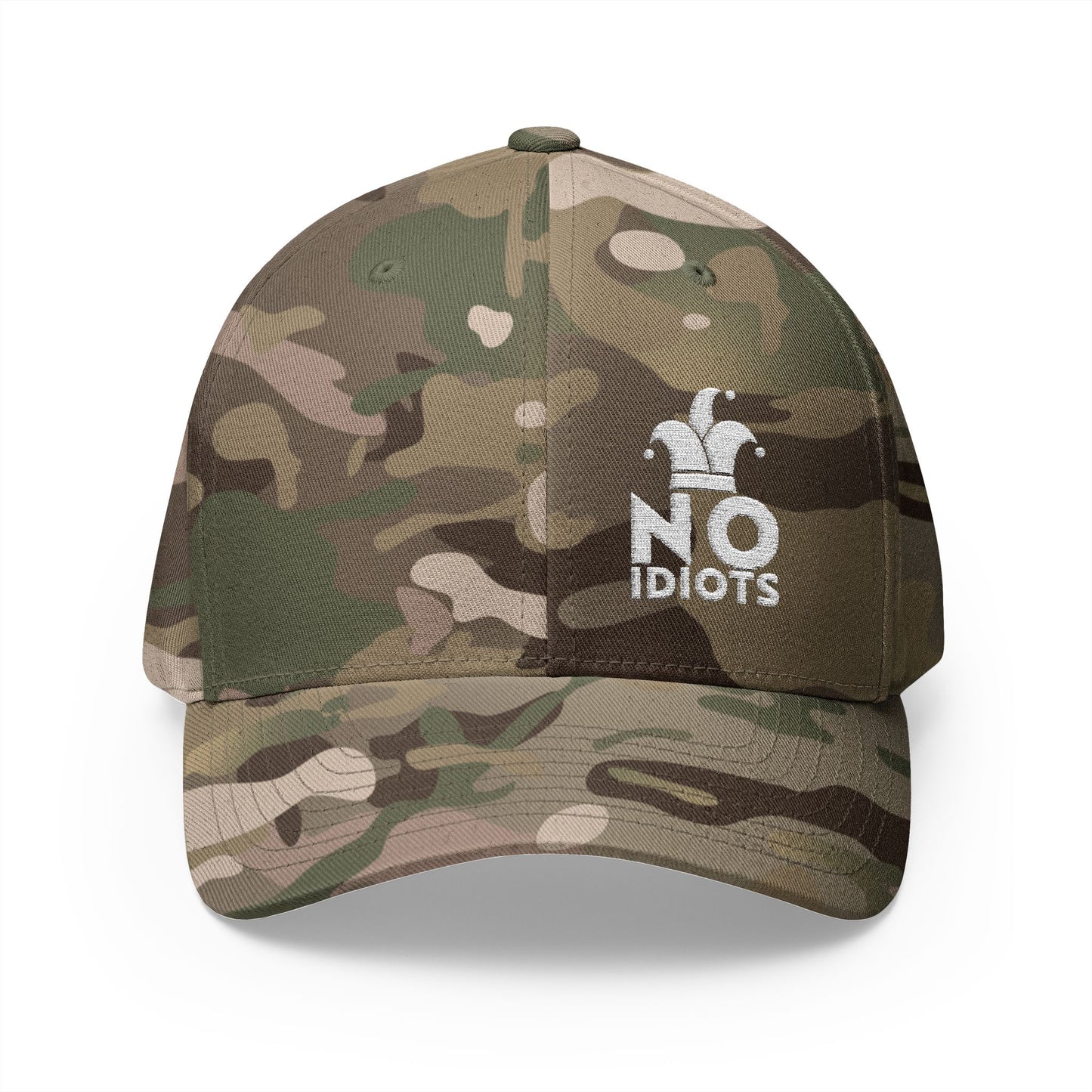 No Idiots Witty FlexFit Cap