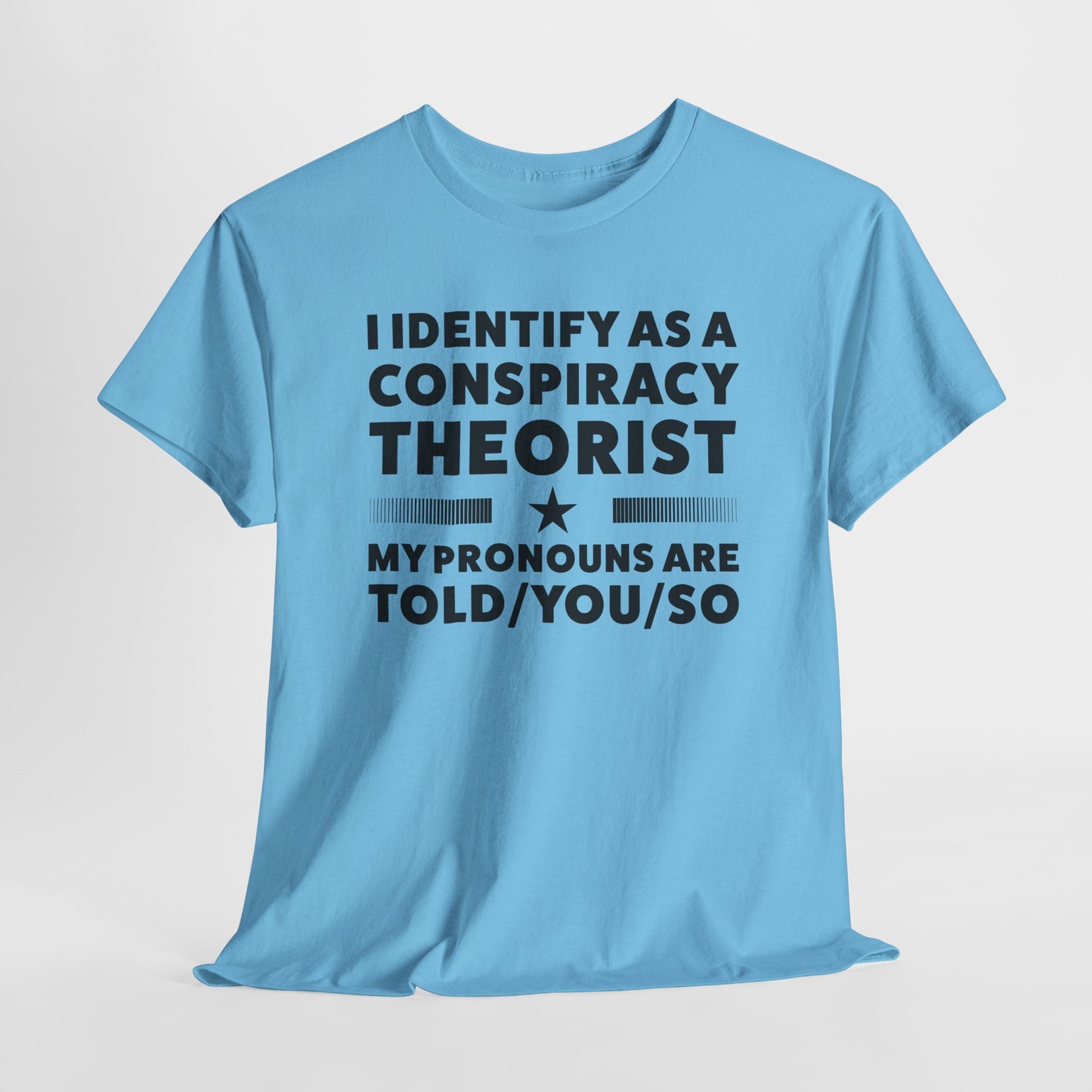 Pronouns T-Shirt For Conspiracy Theorist T Shirt For Told You So TShirt