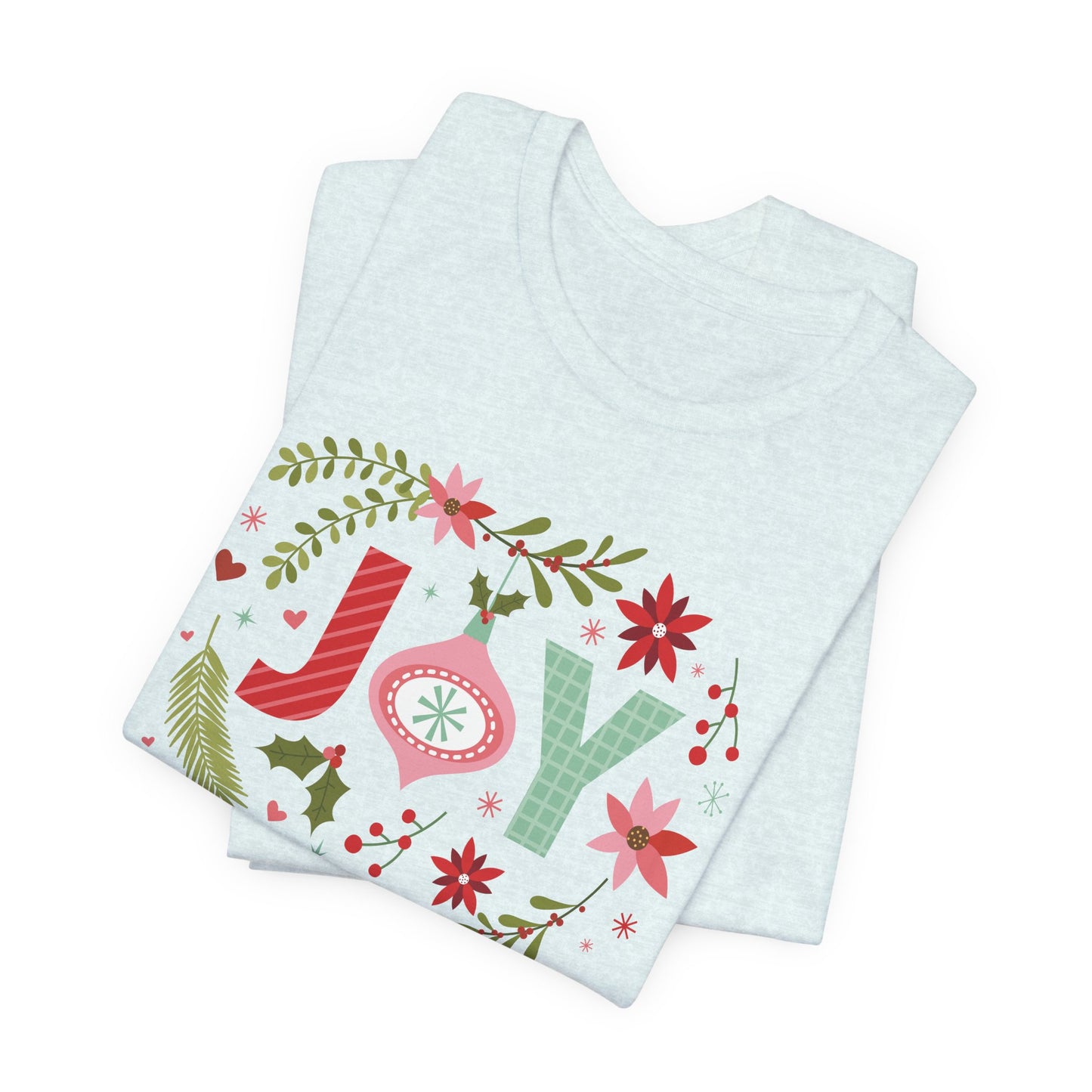 Joy T-Shirt For Christmas T Shirt For Holiday Cheer TShirt For Gift For Her