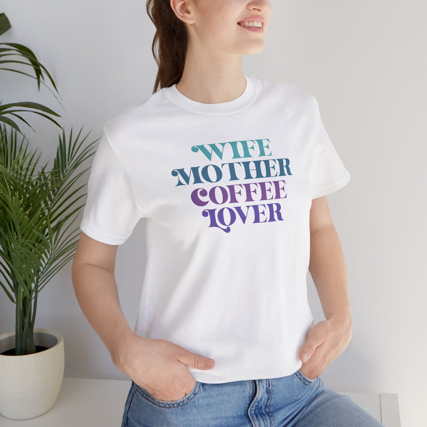 Mom T-Shirt For Wife TShirt For Coffee Lover T Shirt For Mothers Day Tee