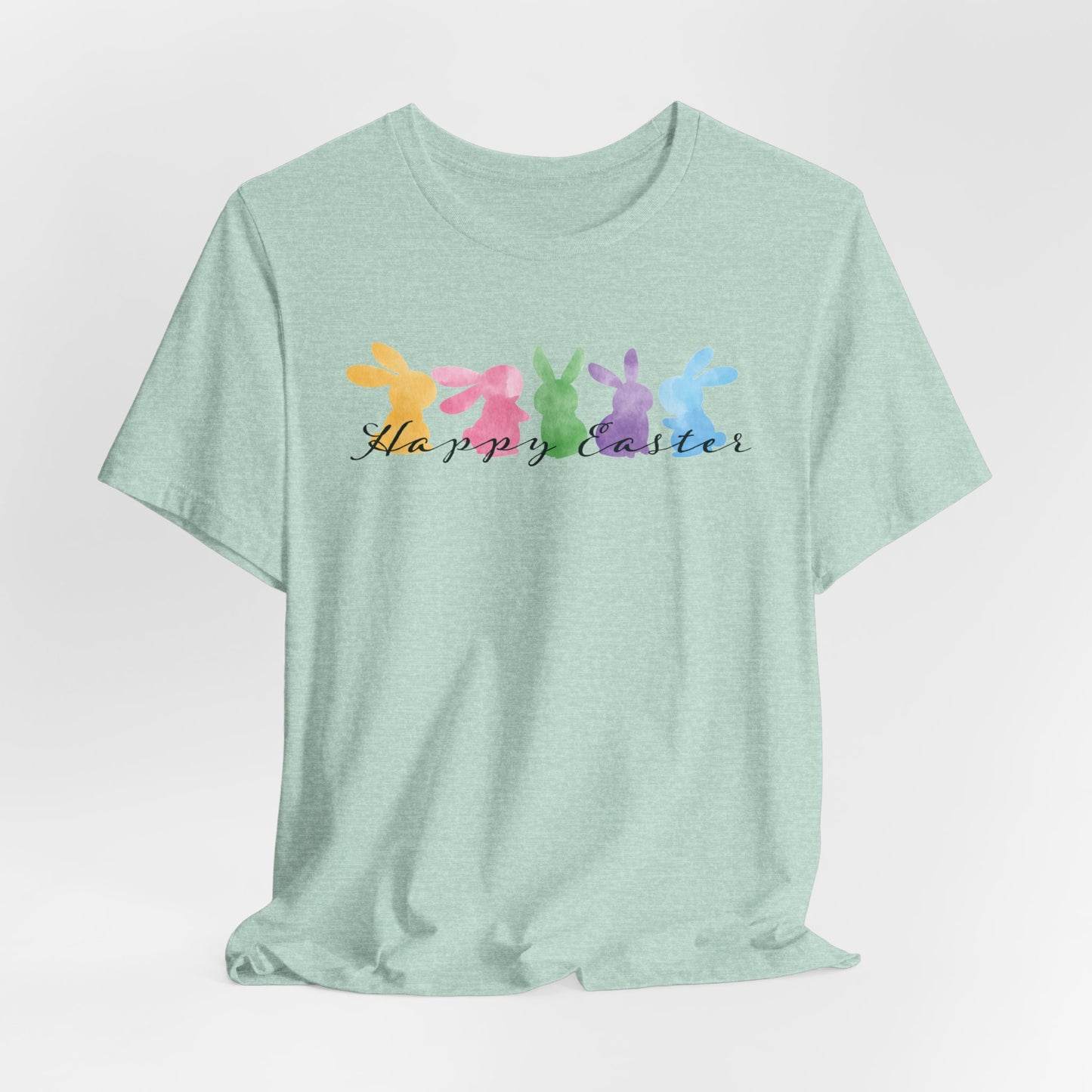 Pastel Bunnies T-Shirt For Happy Easter T Shirt For Colorful Bunny TShirt