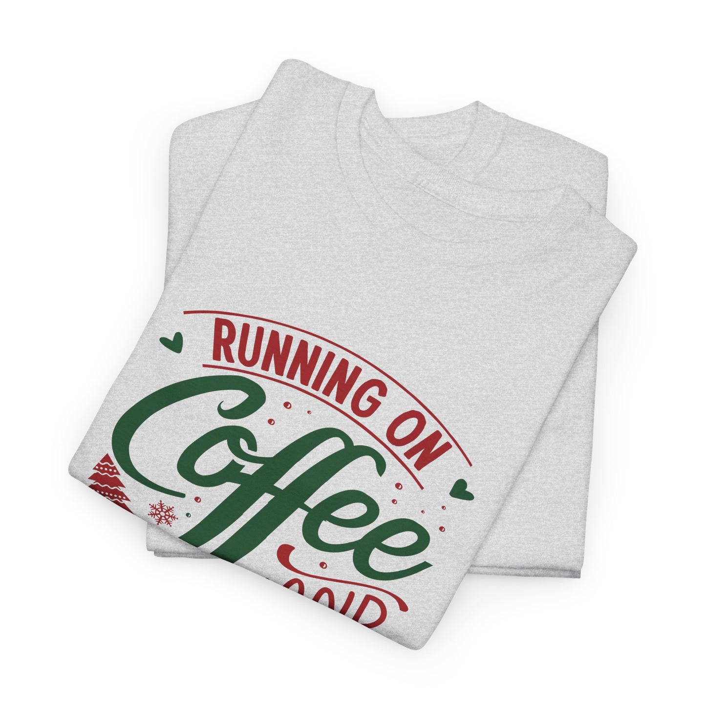 Christmas Cheer T-Shirt For Holiday Coffee TShirt For Festive Party T Shirt For Winter Vibes Gift