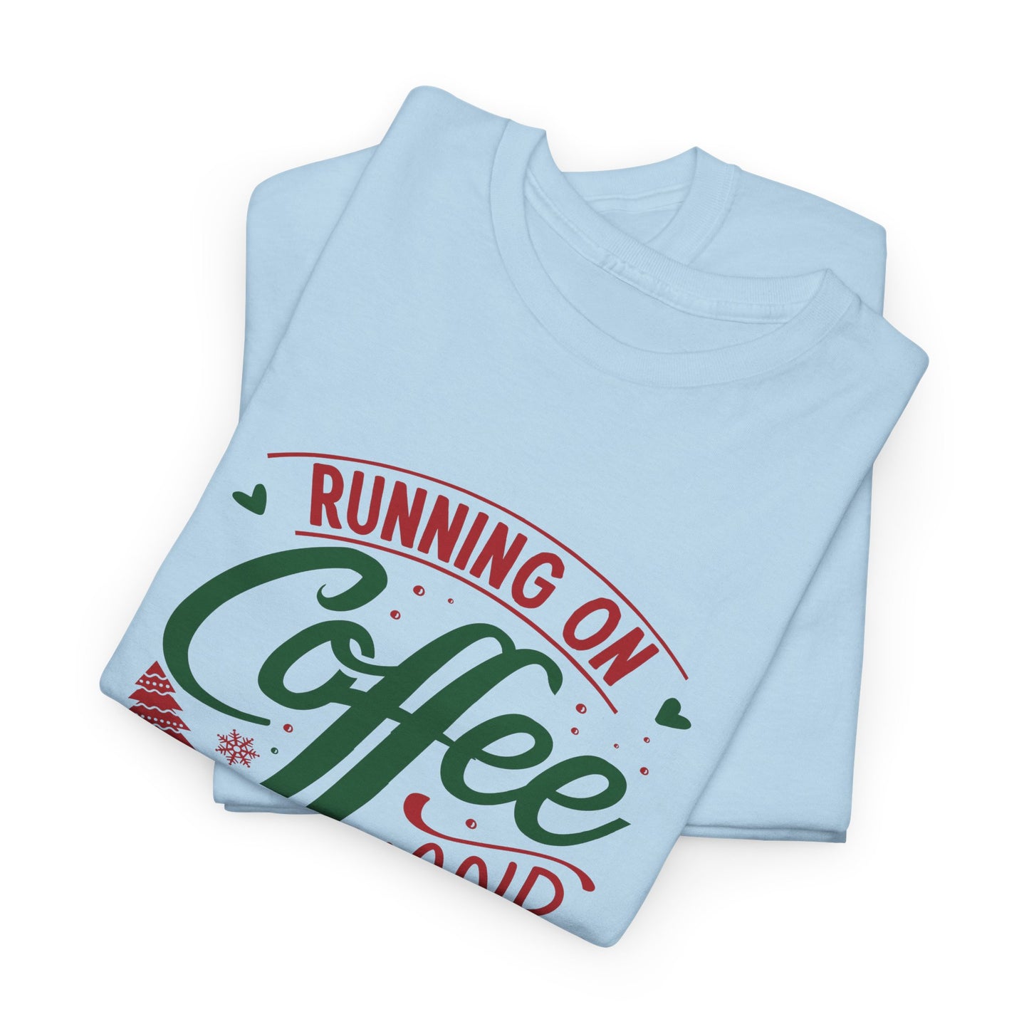 Christmas Cheer T-Shirt For Holiday Coffee TShirt For Festive Party T Shirt For Winter Vibes Gift