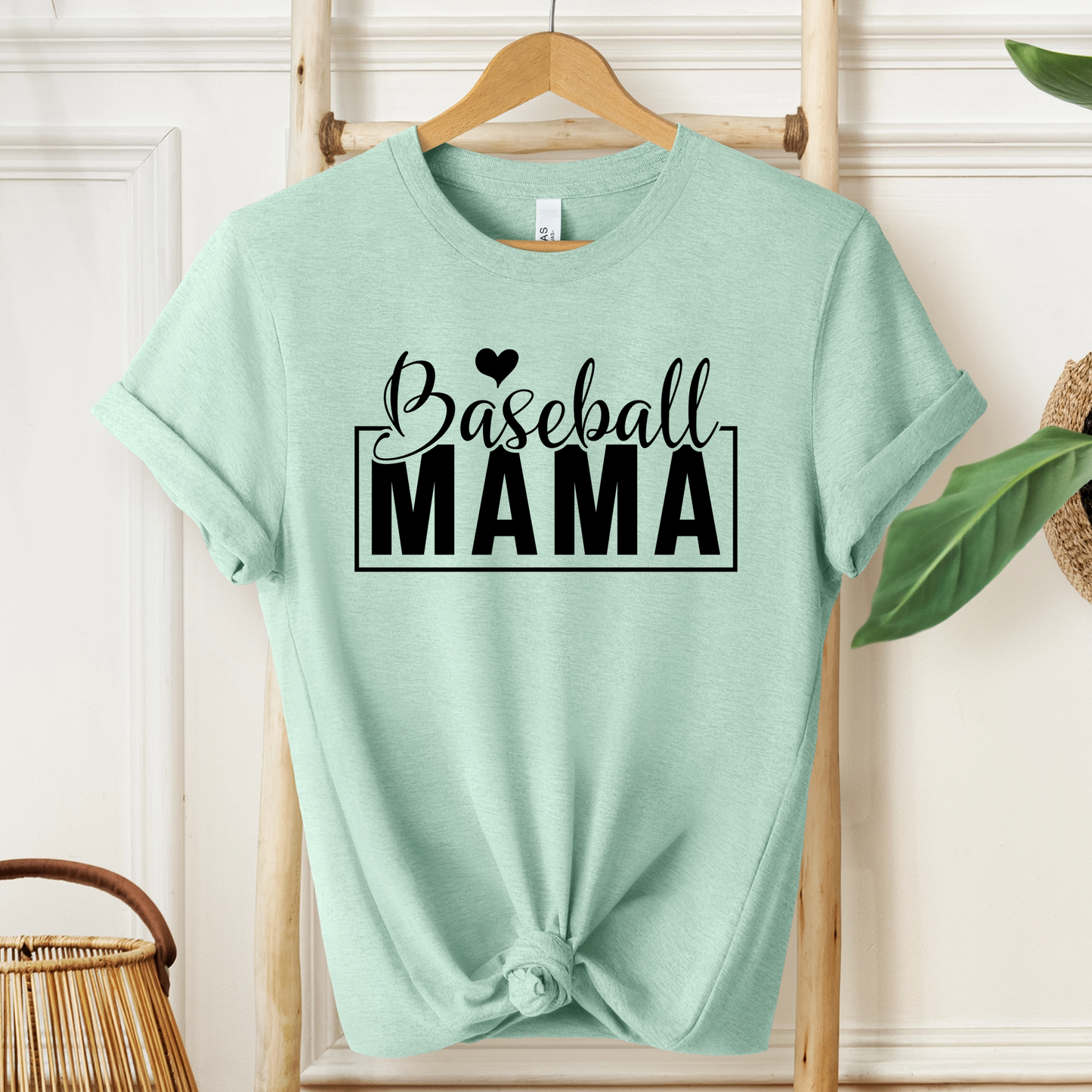 Baseball Mama T-Shirt For Sports Fan T Shirt For Proud Parent TShirt