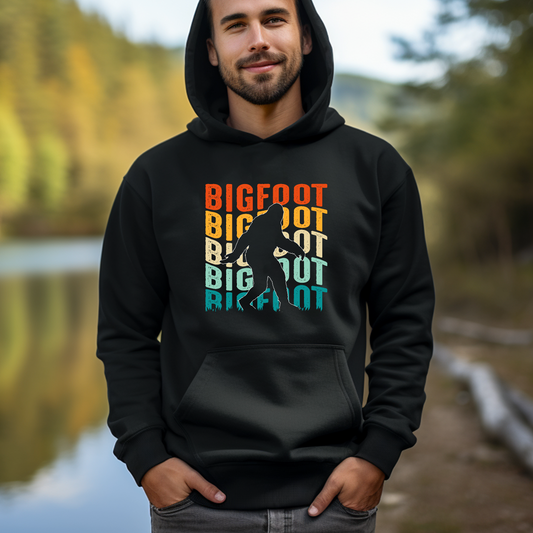 Bigfoot Hooded Sweatshirt For Yeti Hiker For Bigfoot Lovers Hoodie