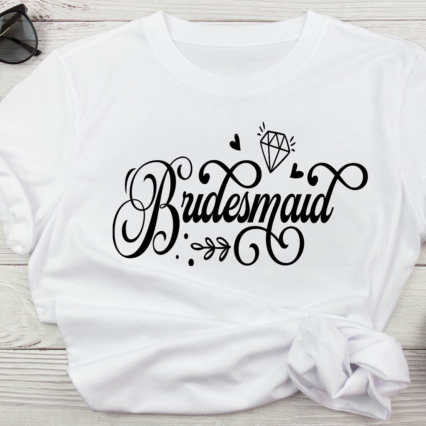 Bridesmaid T-Shirt For Wedding Party T Shirt For Bachelorette Party TShirt