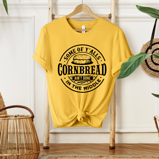 Funny Cornbread T-Shirt For Southern Humor TShirt For Sarcastic Comment T Shirt For Dummies