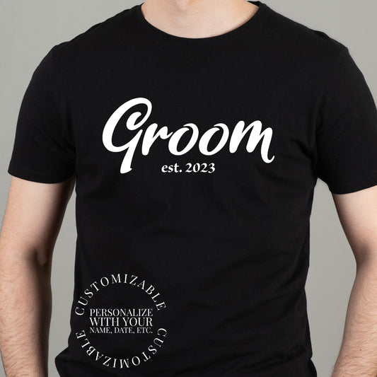 Groom T-Shirt For New Husband TShirt For Honeymoon T Shirt For Matching Shirts For Wedding Couple