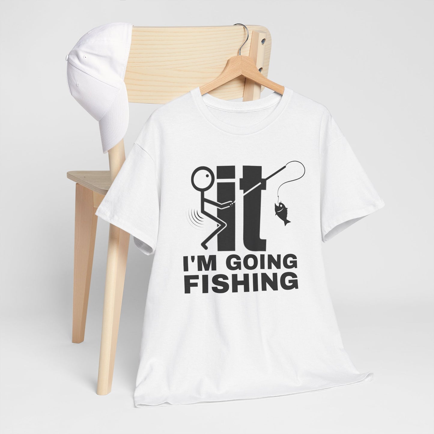 Funny Fishing T-Shirt For F It T Shirt For Graphic Stick Figure TShirt For Fisherman Gift