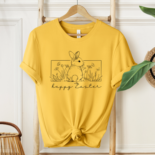 Happy Easter Bunny T-Shirt - Cute Spring Graphic Tee