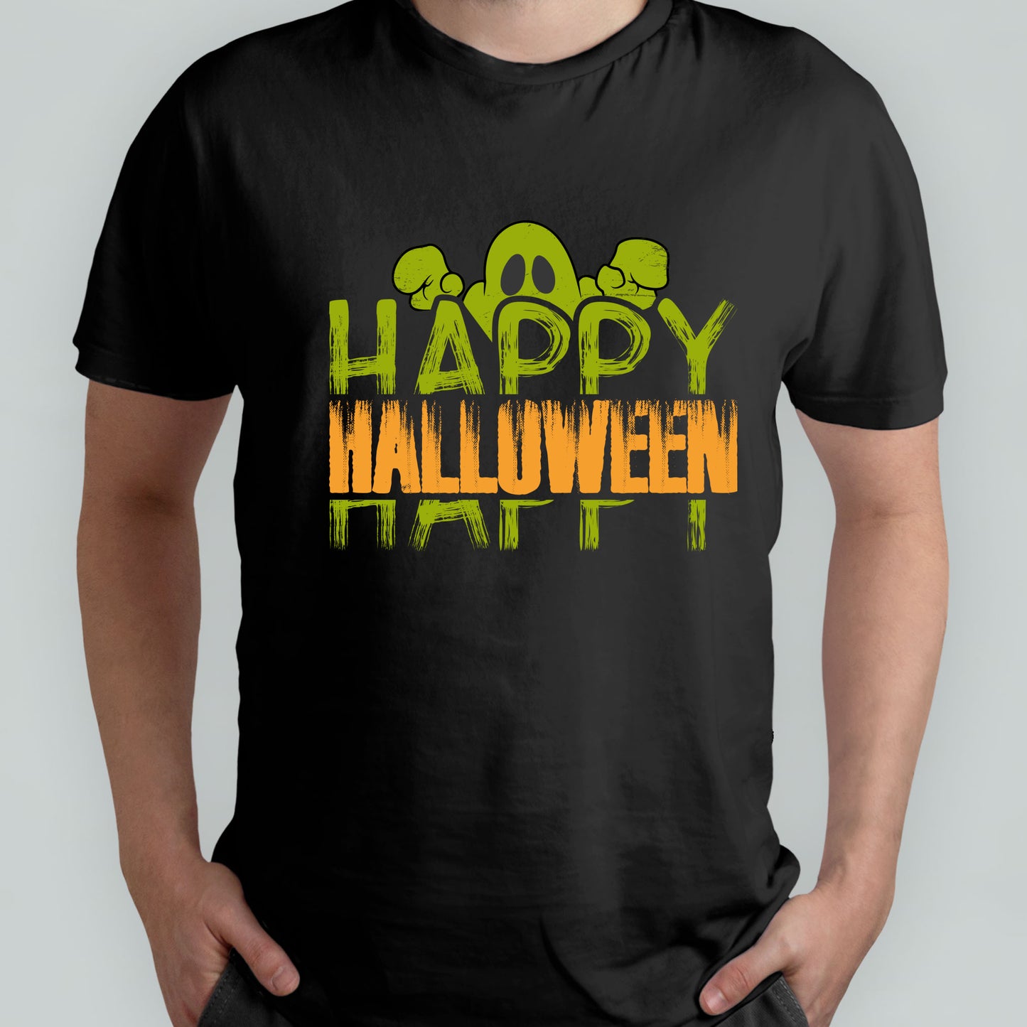 Ghost T-Shirt For Halloween T Shirt For Spooky TShirt For Trick Or Treating Shirt For All Hallows Eve Costume