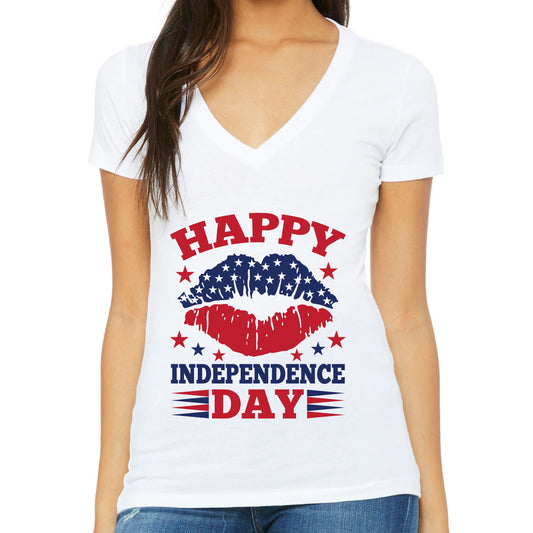 Independence Day T-Shirt For Fourth Of July TShirt For Stars And Stripes T Shirt For Patriotic Shirt For Woman