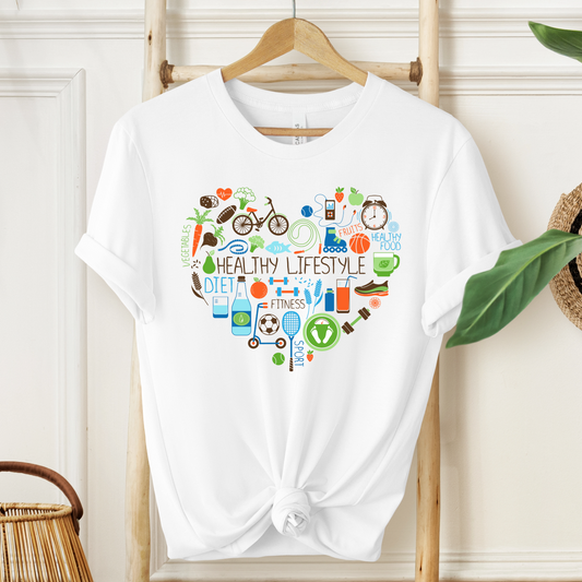 Healthy Lifestyle T-Shirt For Dietician T Shirt For Health Coach TShirt For Fitness Gift