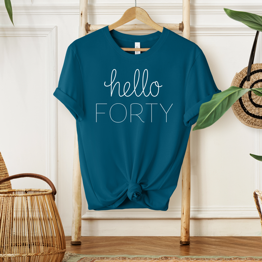 Cute Birthday T-Shirt For Turning Forty T Shirt For Getting Older TShirt