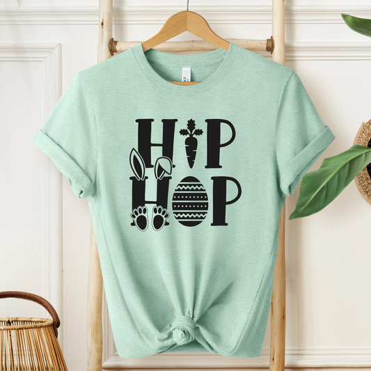 Hip Hop T-Shirt For Funny Easter T Shirt For Cute Bunny T Shirt