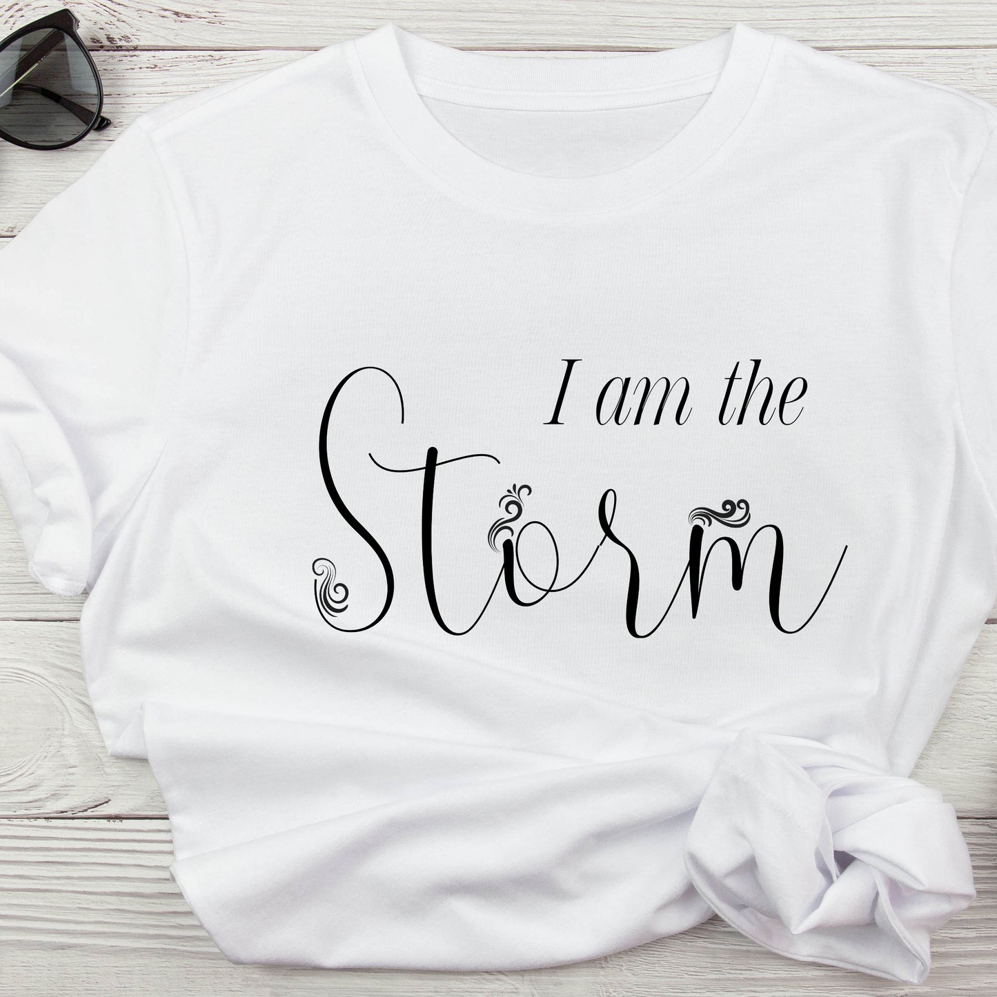 The Storm T-Shirt Inspirational Quote TShirt For Woman T Shirt Motivational Shirt For Woman Shirt Positive Message Tee