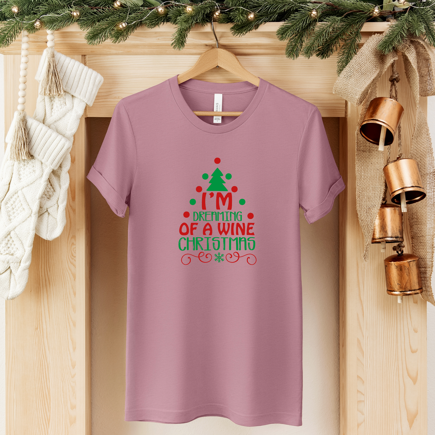 Wine T-Shirt For Christmas T Shirt For Dream TShirt For Drinking Tee For Holiday Gift Idea