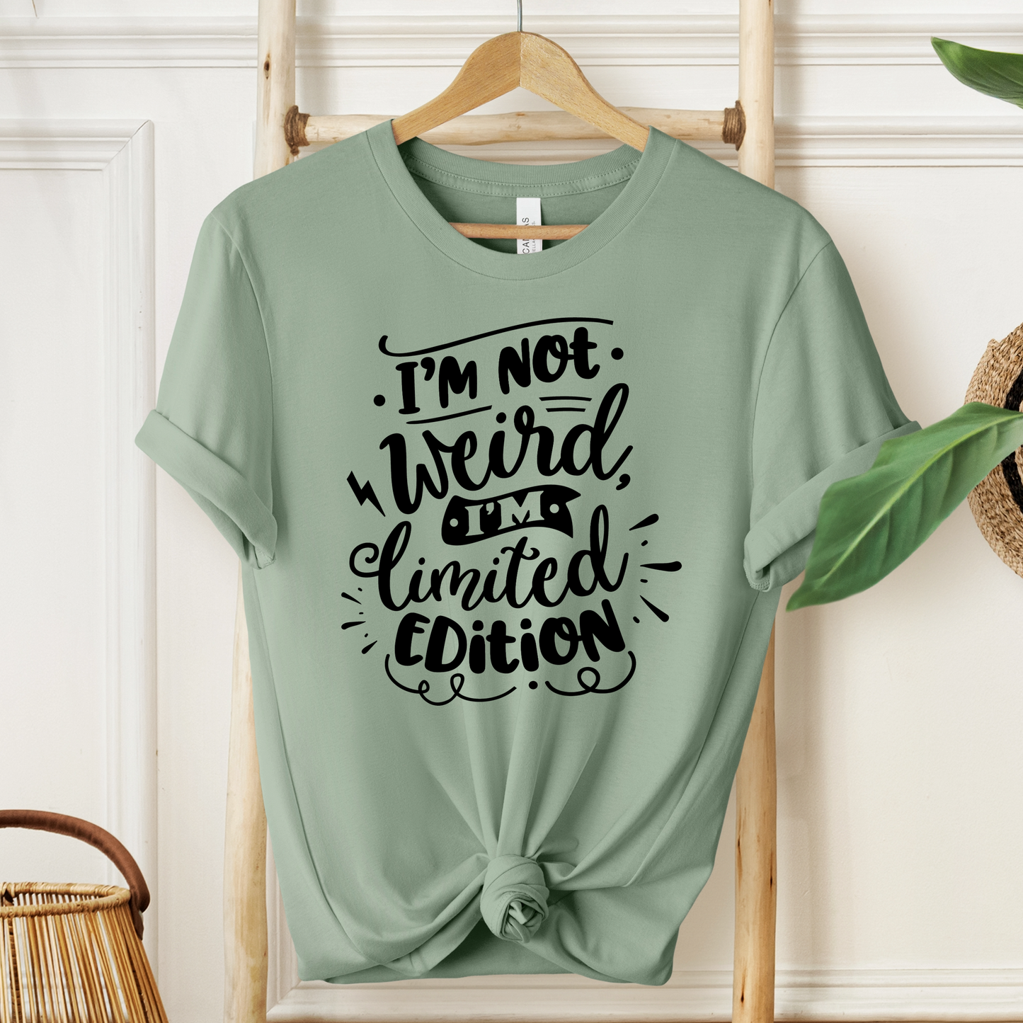 I'm Not Weird T-Shirt For Limited Edition T Shirt For Funny Personality TShirt