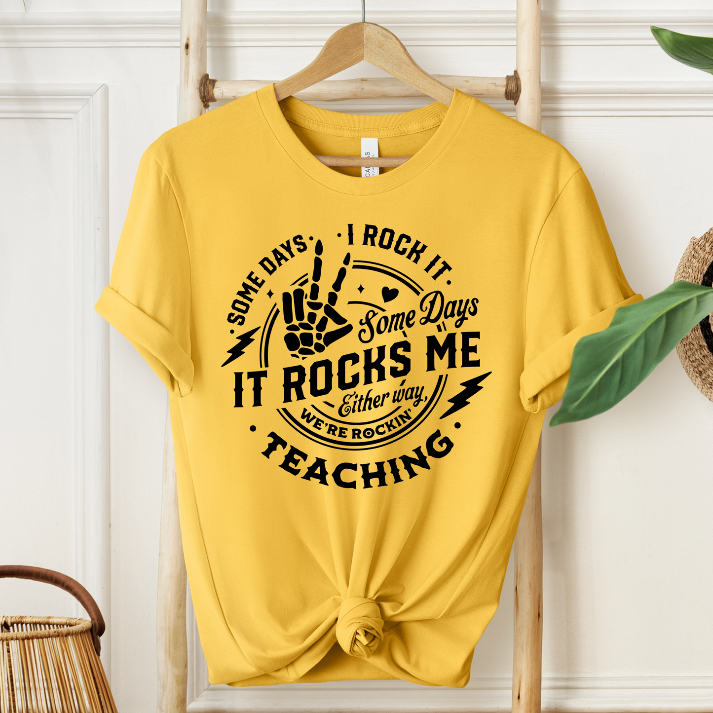 Teacher T-Shirt For Rockin' Education T Shirt For School TShirt