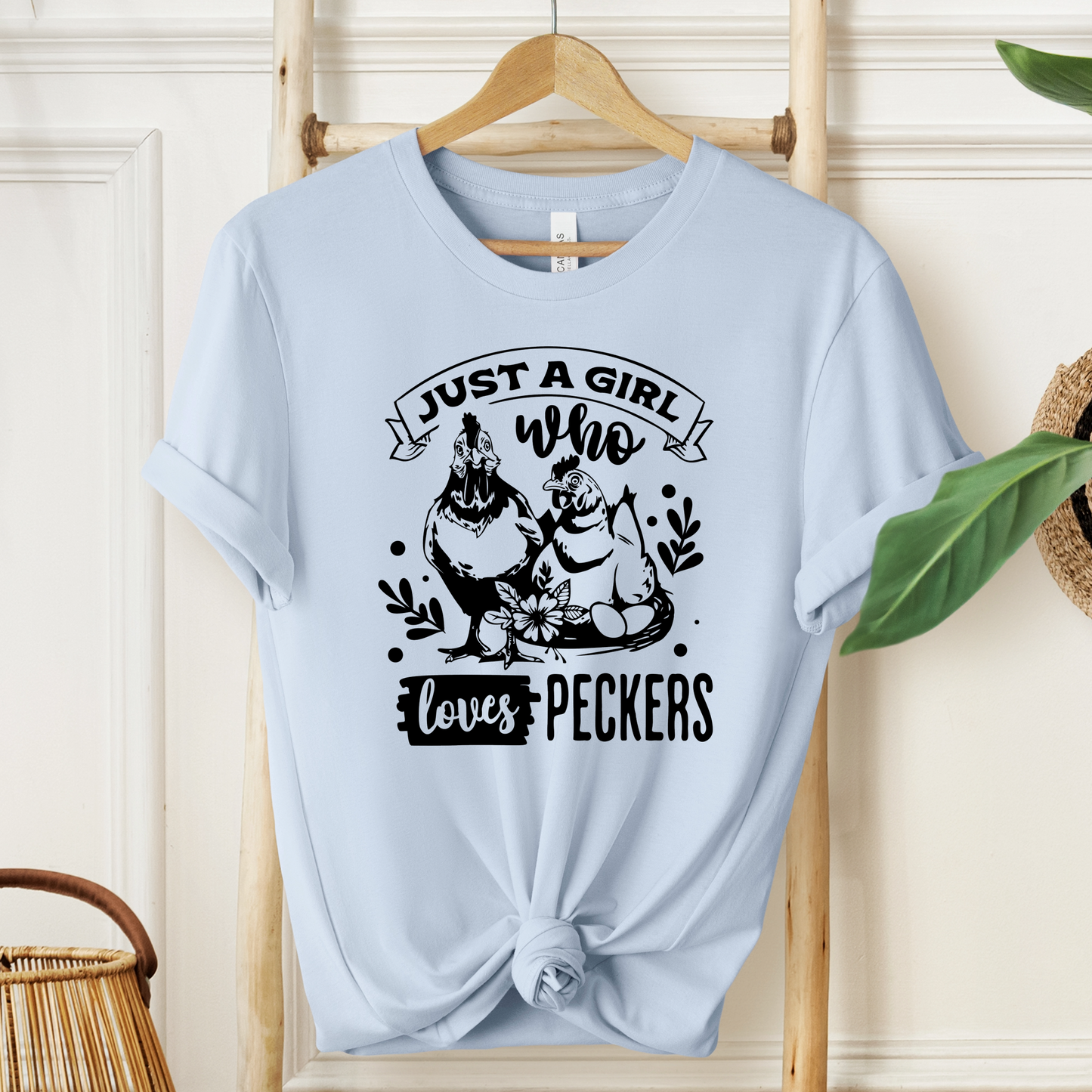 Chicken T-Shirt For Funny Peckers T Shirt For Fowl Hen T Shirt For Silly Poultry Tee