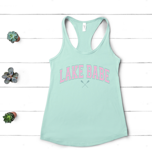 Lake Babe Tank Top For Women's Lake Life Tee