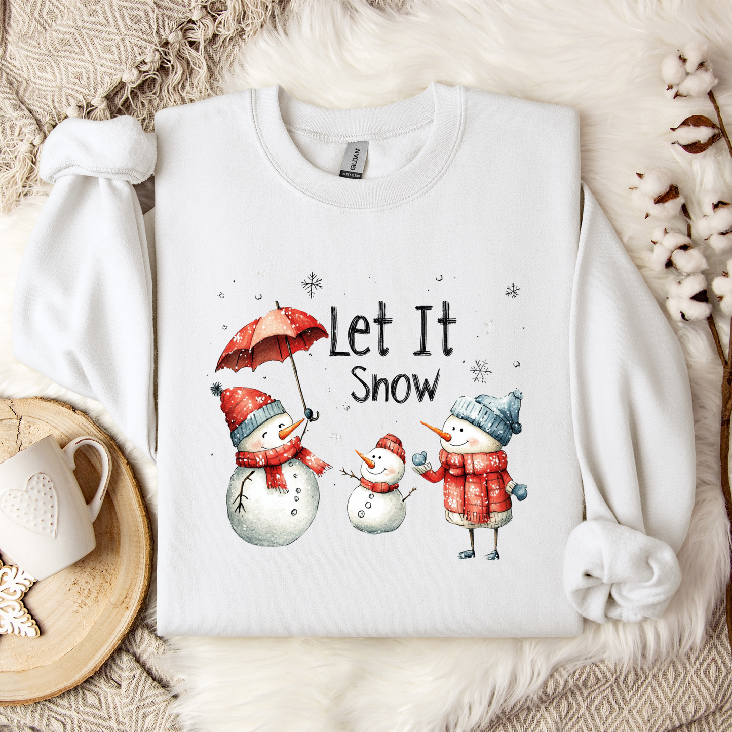 Let It Snow Snowman Sweatshirt