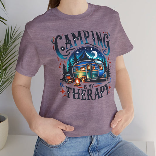 Camping T-Shirt For Therapy T Shirt For Retro Canned Ham TShirt For Campers