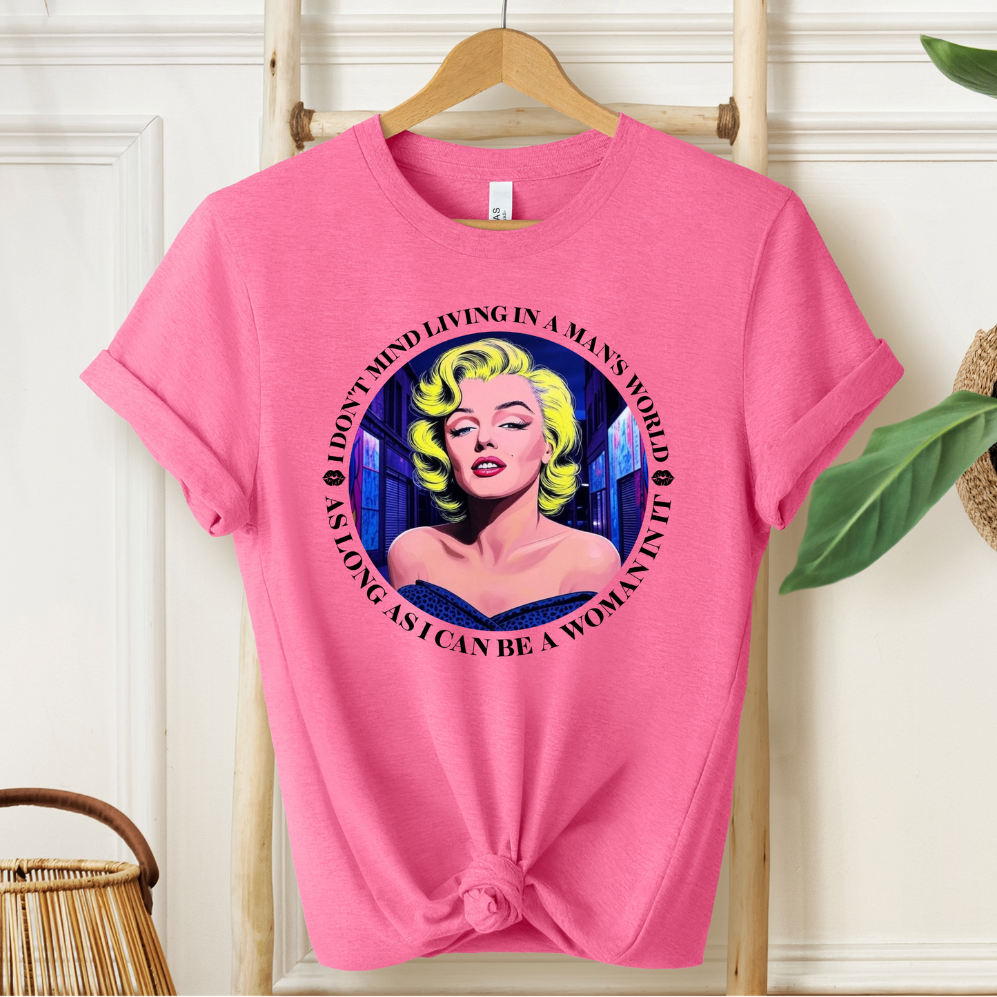 Marilyn Monroe Quote T-Shirt For Living In A Man's World T Shirt For Norma Jean TShirt