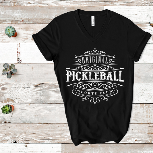 Pickleball T-Shirt For Sports Club T Shirt For Pickler TShirt For Ball Game Tee