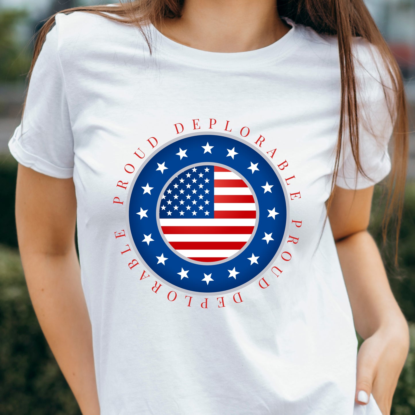 Proud Deplorable T-Shirt For Conservative TShirt For MAGA Patriot Shirt For Independent Thinker T Shirt For Patriotic Gift For MAGA Fan