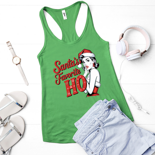 Santa’s Favorite Ho Christmas Tank Top