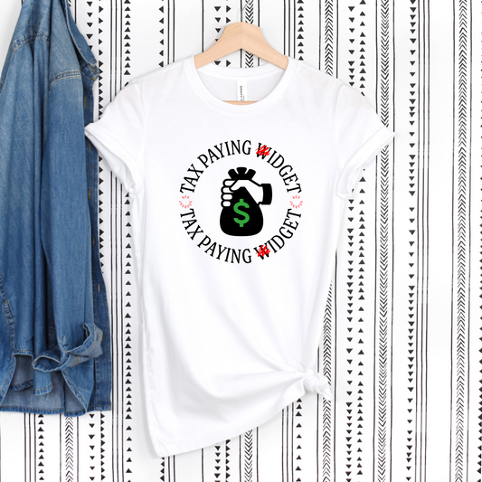 Tax Paying Widget Graphic Women's T-Shirt