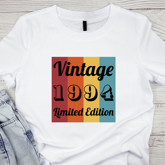 1994 T-Shirt For Vintage Limited Edition TShirt For Class Reunion Shirt For Birthday T Shirt For Birth Year Shirt For Graduation Year Shirt