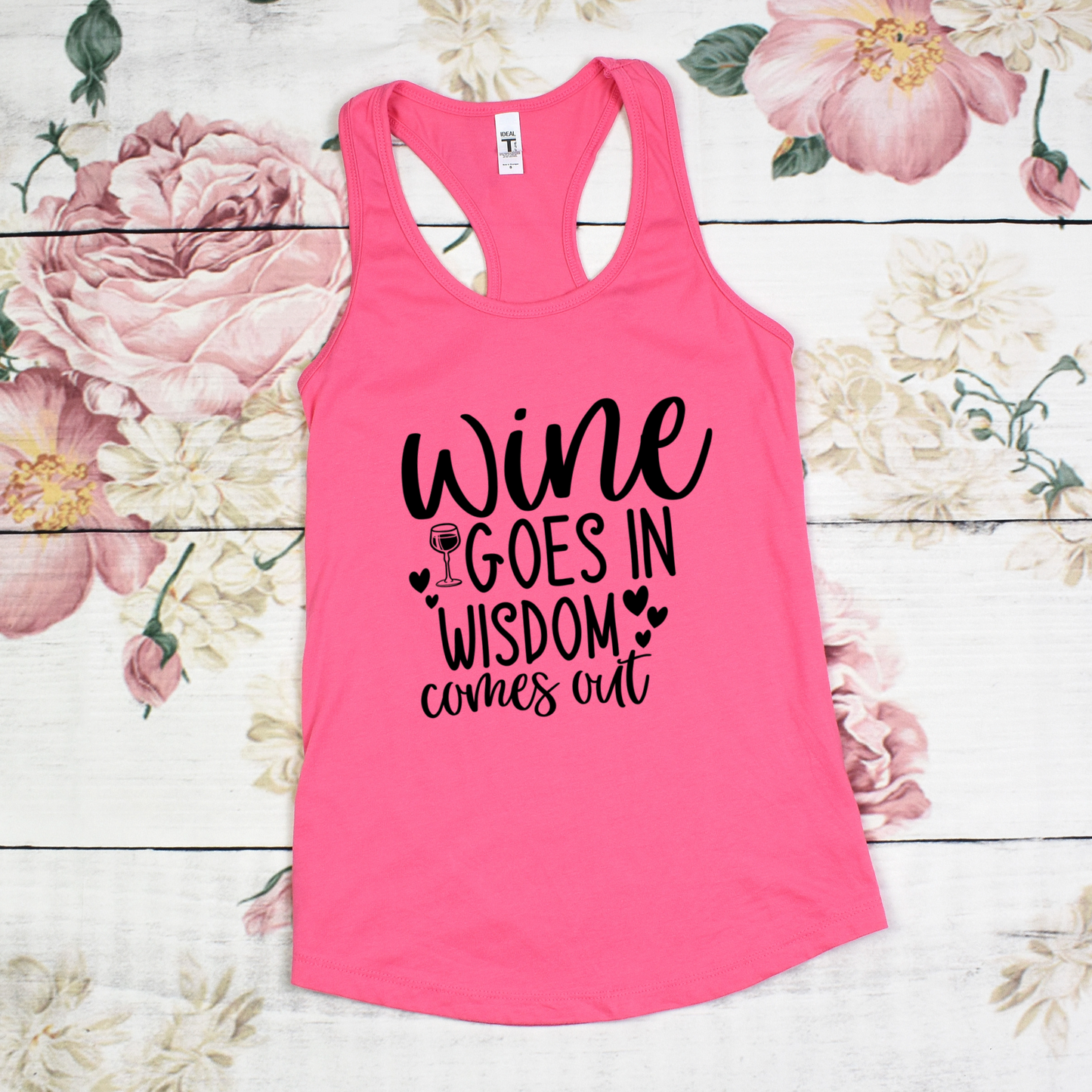 Funny Wine Tank Top For Wisdom And Women Wine Lovers Summer Top