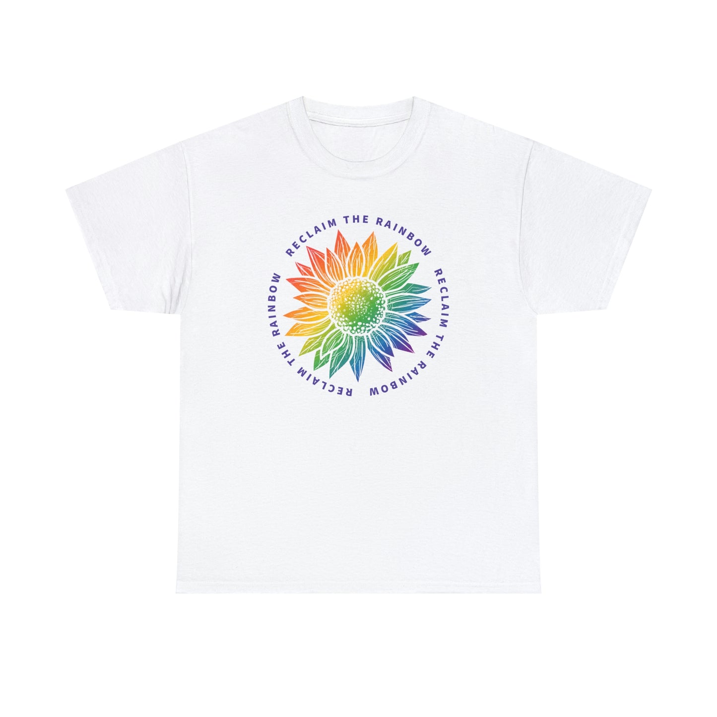 Reclaim The Rainbow T-Shirt For Take Back The Rainbow TShirt For Spiritual Shirt For Genesis 9:17 T Shirt Sunflower Tee For Christian Shirt