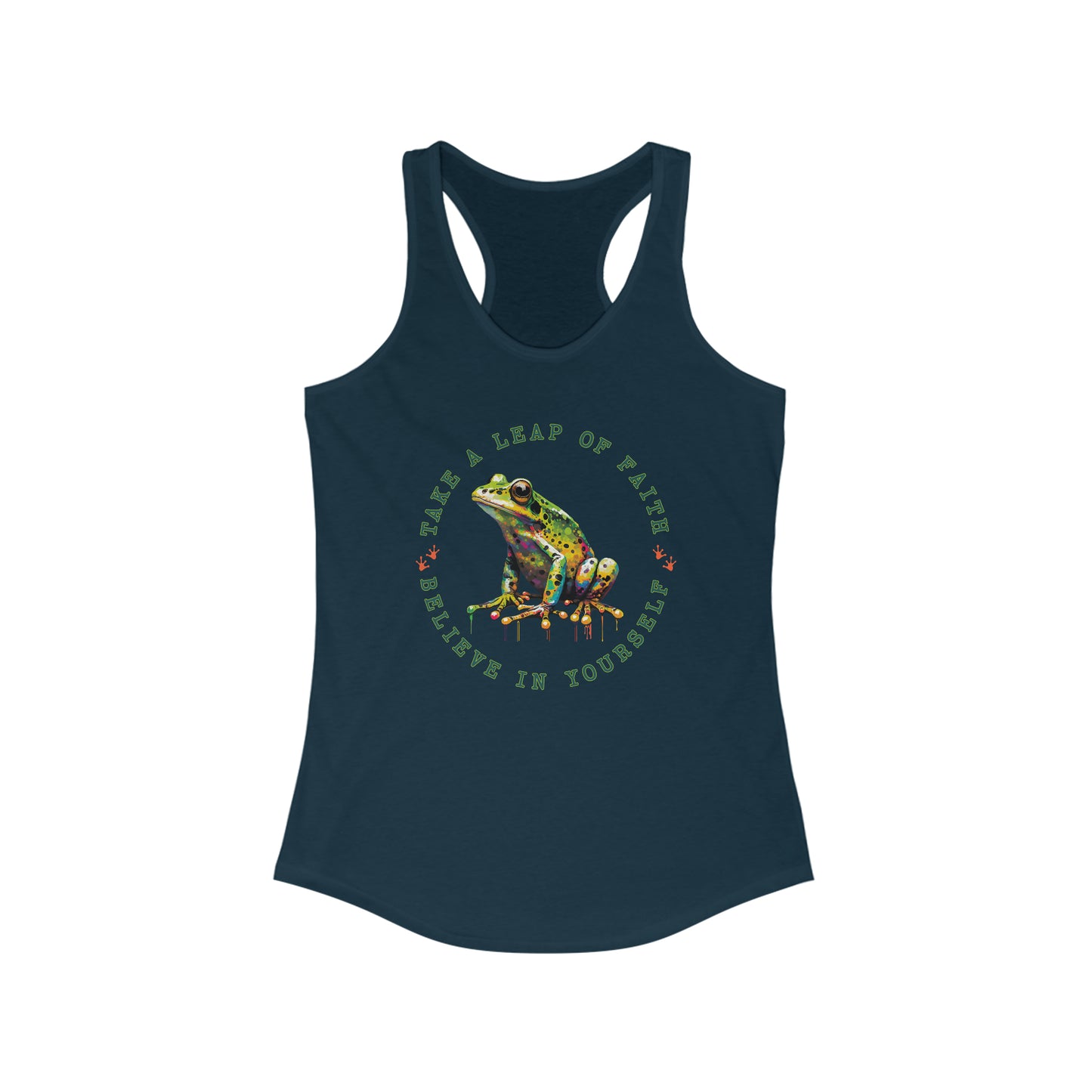 Frog Tank Top For Take A Leap Of Faith Shirt For Believe In Yourself Shirt For Lucky Frog Tank Top For Woman Tank Top With Cute Frog Shirt For Gift