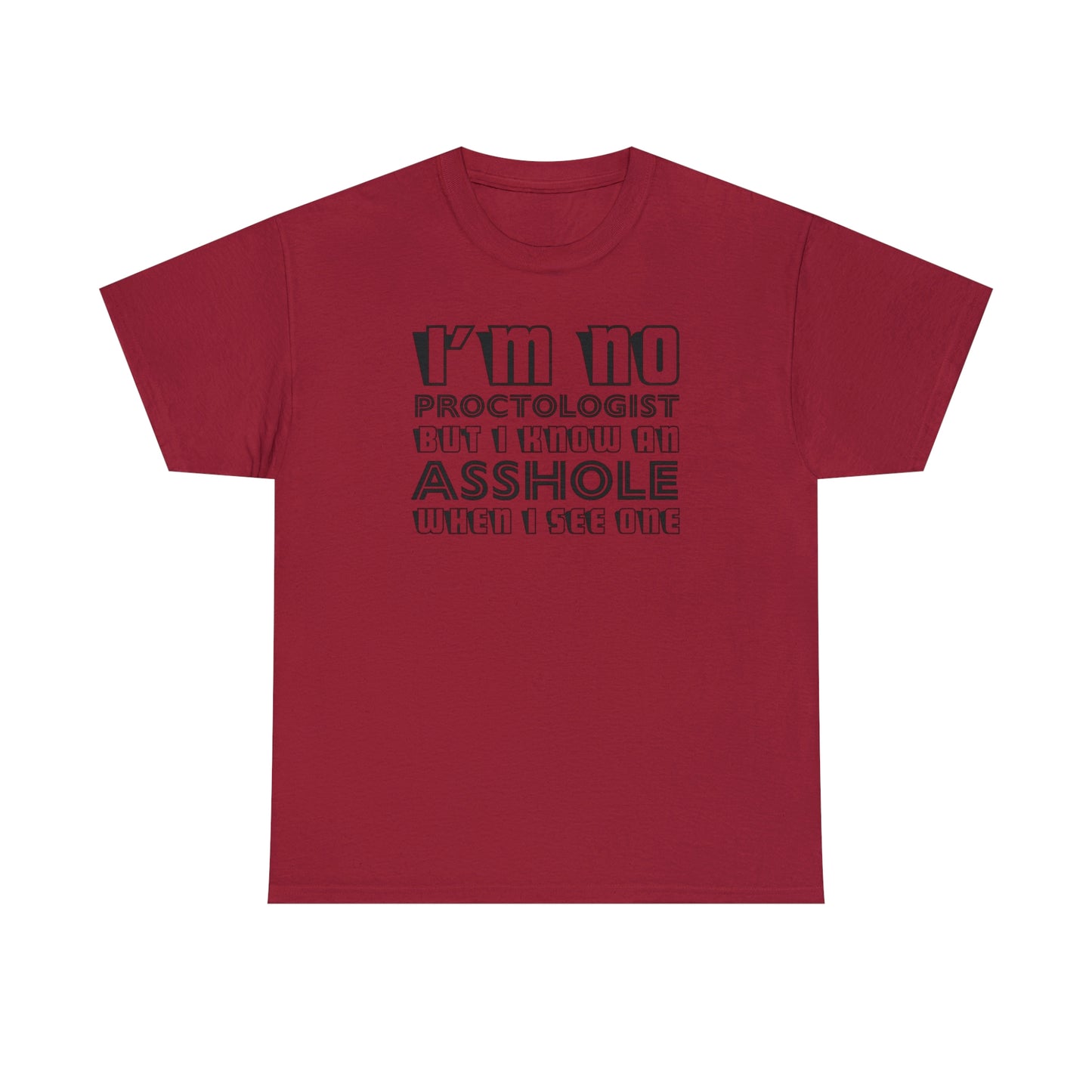 Sarcastic T-Shirt For Proctologist T Shirt Dry Humor TShirt for Asshole Shirt For Funny Gift Shirt Explicit Shirt Uncensored Shirt