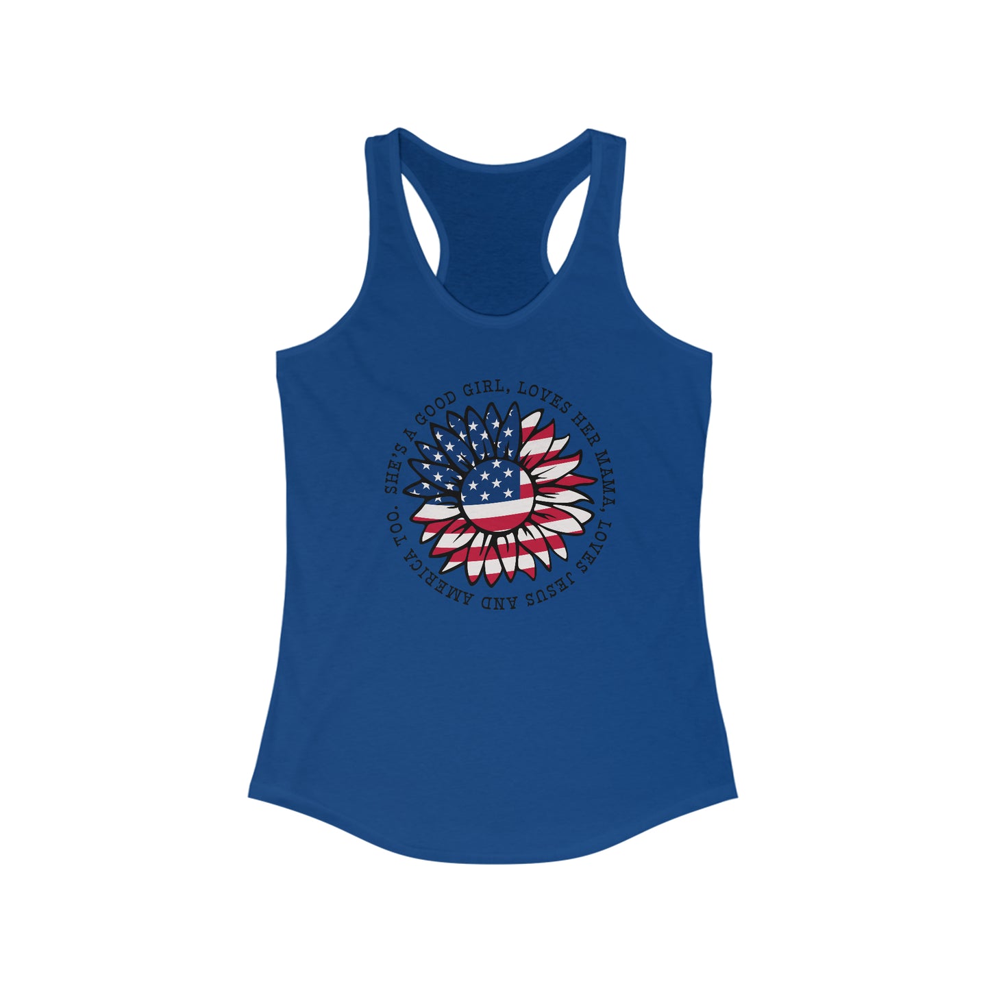 Song Lyric Tank Top For Conservative Woman Shirt For Good Girl Tank Top For Patriotic Girl TShirt Patriotic Sunflower Tank Top Gift For Women