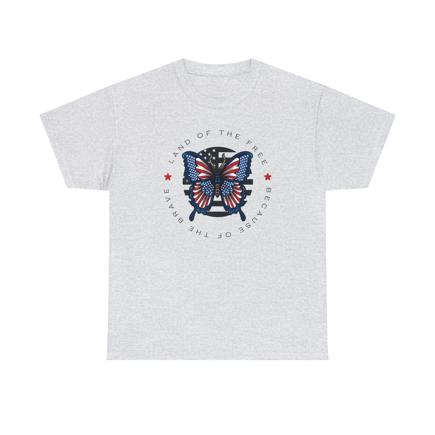 Patriotic T-Shirt For Conservative TShirt For 4th Of July T Shirt For Independence Day Shirt For Patriotic Gift Butterfly T-Shirt For Gift