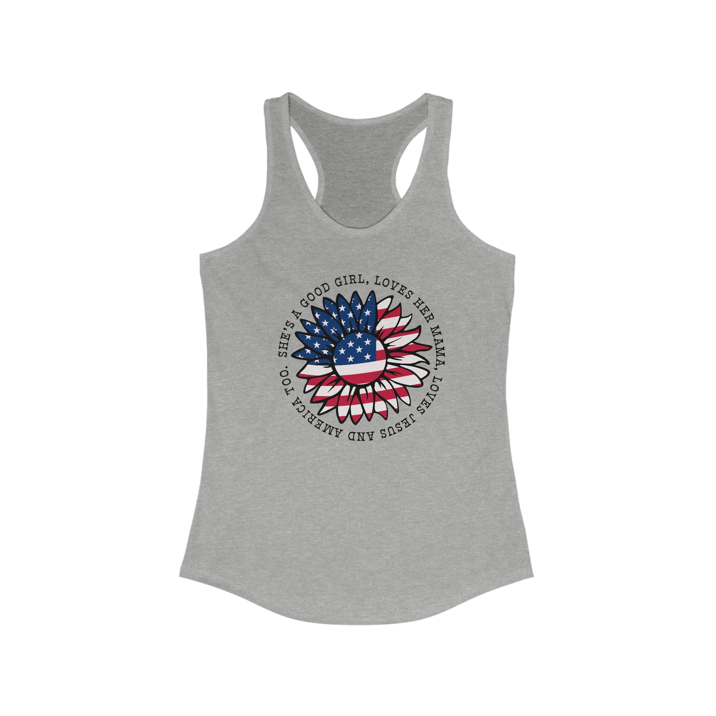 Song Lyric Tank Top For Conservative Woman Shirt For Good Girl Tank Top For Patriotic Girl TShirt Patriotic Sunflower Tank Top Gift For Women